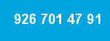 926 701 47 91